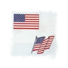Virma 1898 American Flags Decal
