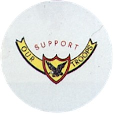Virma 1900 Support our troops logo Decal