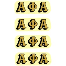 Virma 3368-APA Alpha Phi Alpha Fraternity Letters Decal