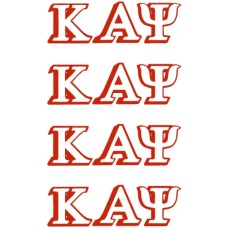 Virma 3368-KAS Kappa Alpha Psi Fraternity Letters Decal