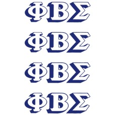 Virma 3368-PBS Phi Beta Sigma Fraternity Letters Decal