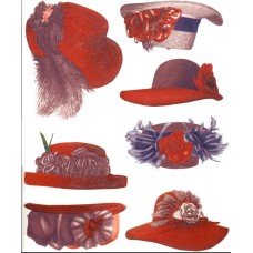 Virma 3432 Fancy Red Hats Decal