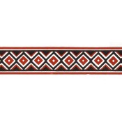 Virma decal 2310 - Red and Navy Blue Mosaic Border