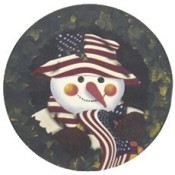 Virma decal AM06-Patriotic Snowman