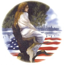 Virma AM08 Girl in Tree, Flag on the Water. Decal
