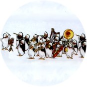 Virma decal 1526- Penguin Orchestra Mug Wrap