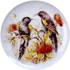Virma 1840 Yellow Winged Black Bird Decal