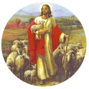 Virma decal 3050- Jesus Tending Flock of Sheep