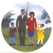 Virma decal 3216- Church Family, Mother, Father, Children