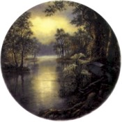 Virma decals 3264 - Scenic Lake , Fishing scenes (7.25 inch)