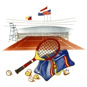 Virma decal 2390 - Tennis Design