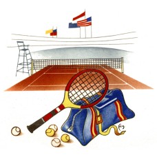 Virma 2390 Tennis Design Decal
