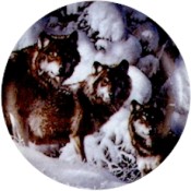 Virma decal 1938- Wolves in Winter Scene