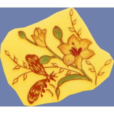 Virma 4000 Yellow Flower With Buds Decal