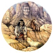 Zembillas decal 0739 - Gernimo, American Indian Hero