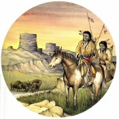 Zembillas decal 0740 - American Indian Hunters