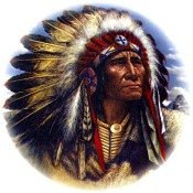 Zembillas decal 0880 - American Indian Chief