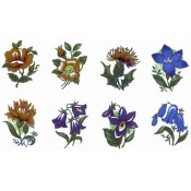 Decal Package 1 - Assorted Flowers (25 sheets)