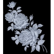 Zembillas decal 0400 - White Rose