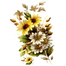 Zembillas decal 0639 - Springtime Bouquet
