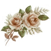 Zembillas decal 0860 - Pink Roses