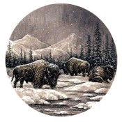 Zembillas decal 0290 - Snow Buffalo
