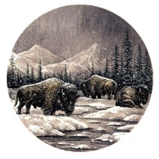 Zembillas decal 0290 - Snow Buffalo