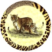 Zembillas decal 0812 - Tigers with Wildcat border