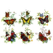 Zembillas decal 0091 - Butterflies