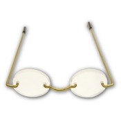 Doll glasses with acrylic lenses - Oval 2-1/8"