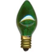 Blinking Candelabra Bulb - Green