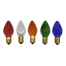 Blinking Candelabra Bulbs Assorted Colors (5-pack)