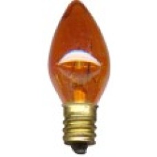 Non-blinking Candelabra Bulb - Translucent Amber