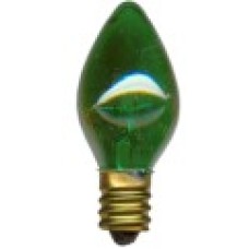 Non-blinking Candelabra Bulb - Translucent Green
