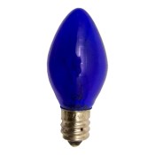 Non-blinking Candelabra Bulb - Translucent Blue