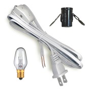 Self-Assembly White Clip Cord Lighting Kit (5 pk.)