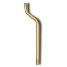 Brass Plated Bent Pipe - 9"