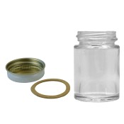 1 oz. Plain Jar, Cover, and Gasket