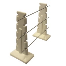 Large Bead Rack with 12" long rods