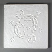 Glass Texture Tile - Gecko