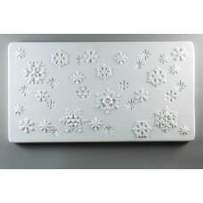 Glass Texture Tile - Snow Flakes