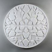 Glass Texture Tile - Snow Flake Round