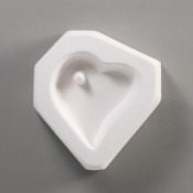 Holey Pendant glass mold - Heart