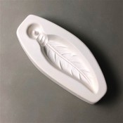 Holey Pendant Glass Mold - Feather