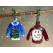 Little Fritter Glass Mold - Two Holiday Sweater Ornaments