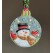 Little Fritter Glass Mold - Snowman Flakes Ornament