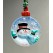 Little Fritter Glass Mold - Snowman Flakes Ornament