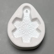 Little Fritter Glass Mold - Crystal Flake Ornament