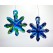 Little Fritter Glass Mold - Faceted Flake Ornament