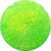Fluorescent (Neon) Green vibrant brush-on glitter